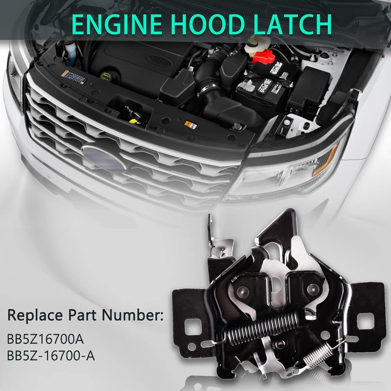 Predep Hood Latch Compatible for Ford Explorer 2011-2019 Replacement Hood Lock BB5Z16700A BB5Z-16700-A - Image 3